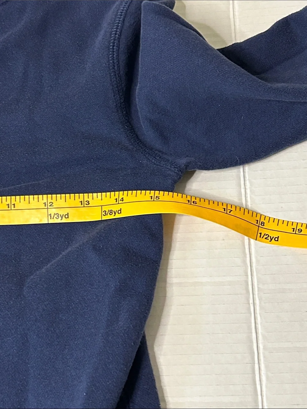 GAP Navy Sweatshirt with Yellow Chest Logo - Kids